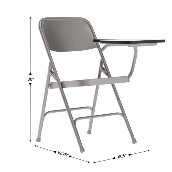 309 Student Steel Folding Chair (Choose Tablet Arm Side)