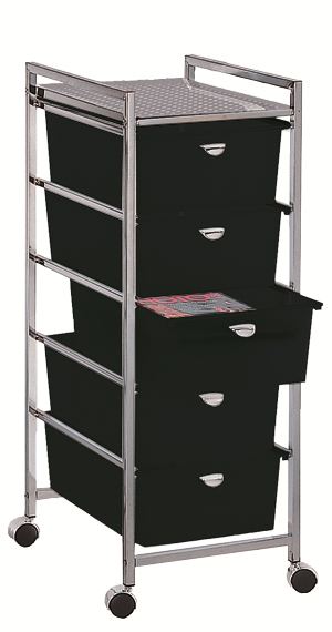 D25 Beauty Cart 5 Deep Drawers From Pibbs