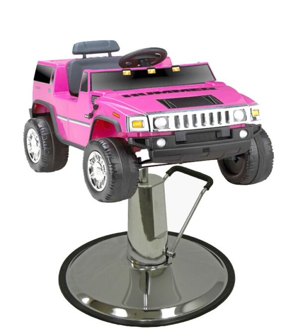 Hair Styling Pink Hummer SUV Single Seat Kids Salon Chair