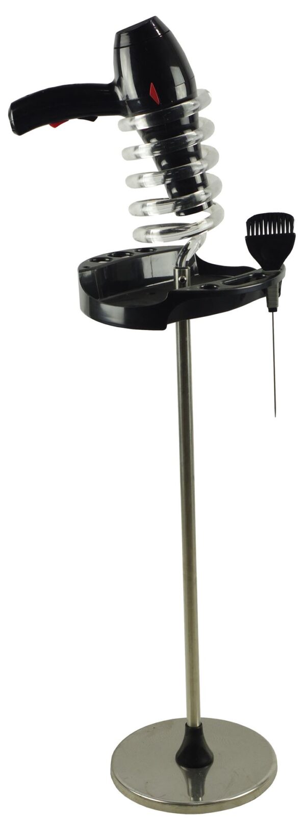 041 Hair Dryer Stand Plus Brush Styling Tool Holder