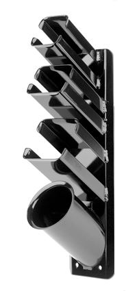 1511 Wall Mount Multi Styling Tool Holder 3 Flat Irons 1 Blower