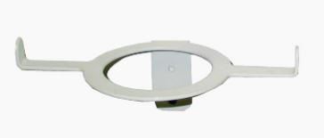 HALO White Wall Mount Flat Iron and Dryer Holder