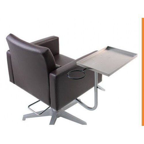 Stainless Steel Styling Chair Arm Tray (Medical Grade)