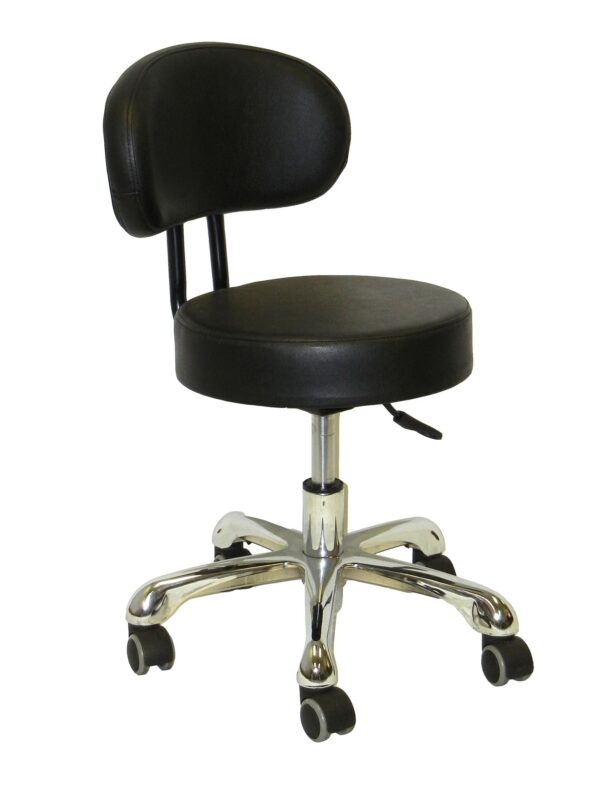 PL212 Black Pedicure Stool