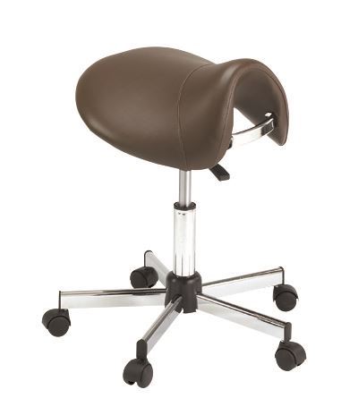 678 Facial or Desk Saddle Stool 18-23" High