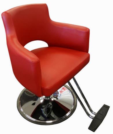 Star Maker Red Hair Styling Chair