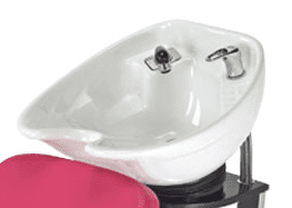 White Shampoo Bowl Standard $0.00