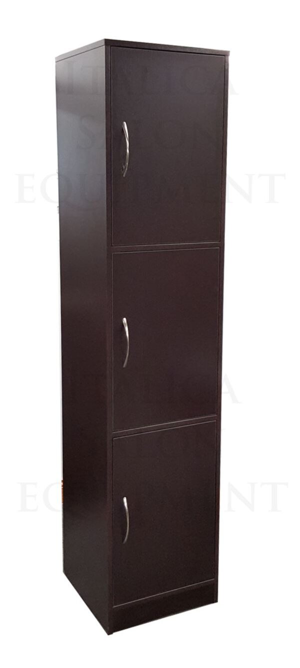 CS06 Salon Storage Cabinet Dark Wood