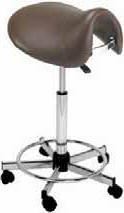778 Tall Facial and Cutting Saddle Stool 23 to 33 Inch Lift