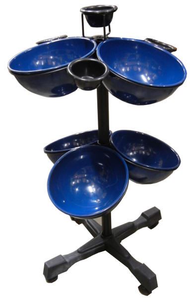 422 Perm Rod Trolley Salon Roller Set Rod Cart