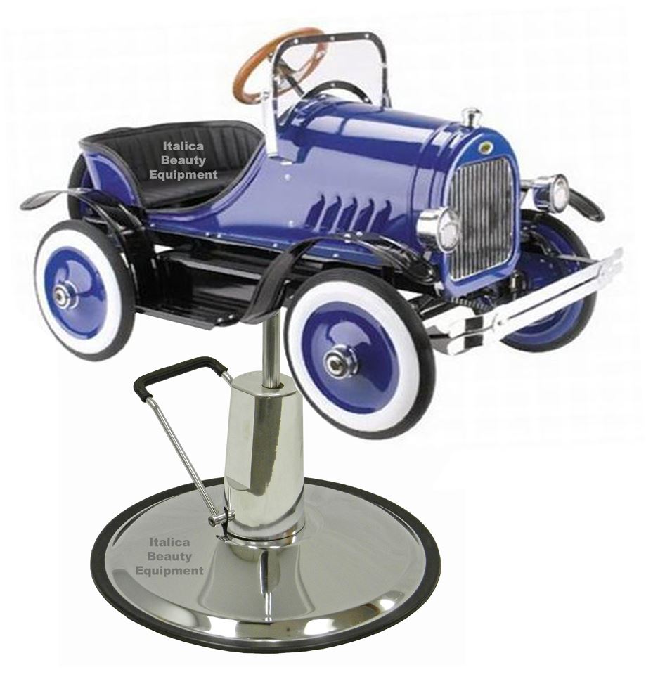 Blue Metal Pedal Children's Styling Chair Car USA Made