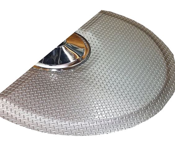 3 X 4 Half Circle Sport Salon Anti Fatigue Salon Mat 3648S