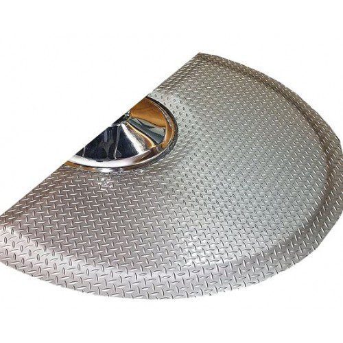 4 X 5 Sports Half Circle Anti Fatigue Mat Black Only 4860S - Image 2