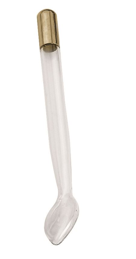 Spoon Shape High Frequency Head with Pink Gas