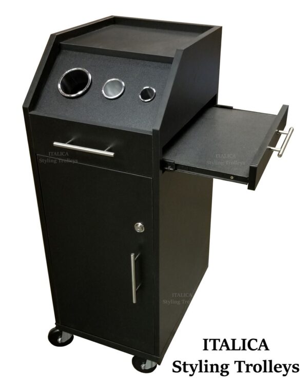 900 Rolling Styling Station Locking Laminated Door