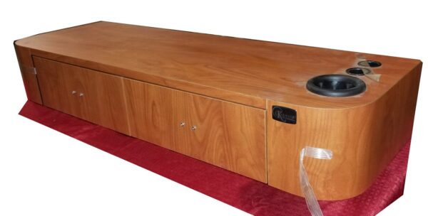 Wall Mount Cherry Styling Station 2 Drawers