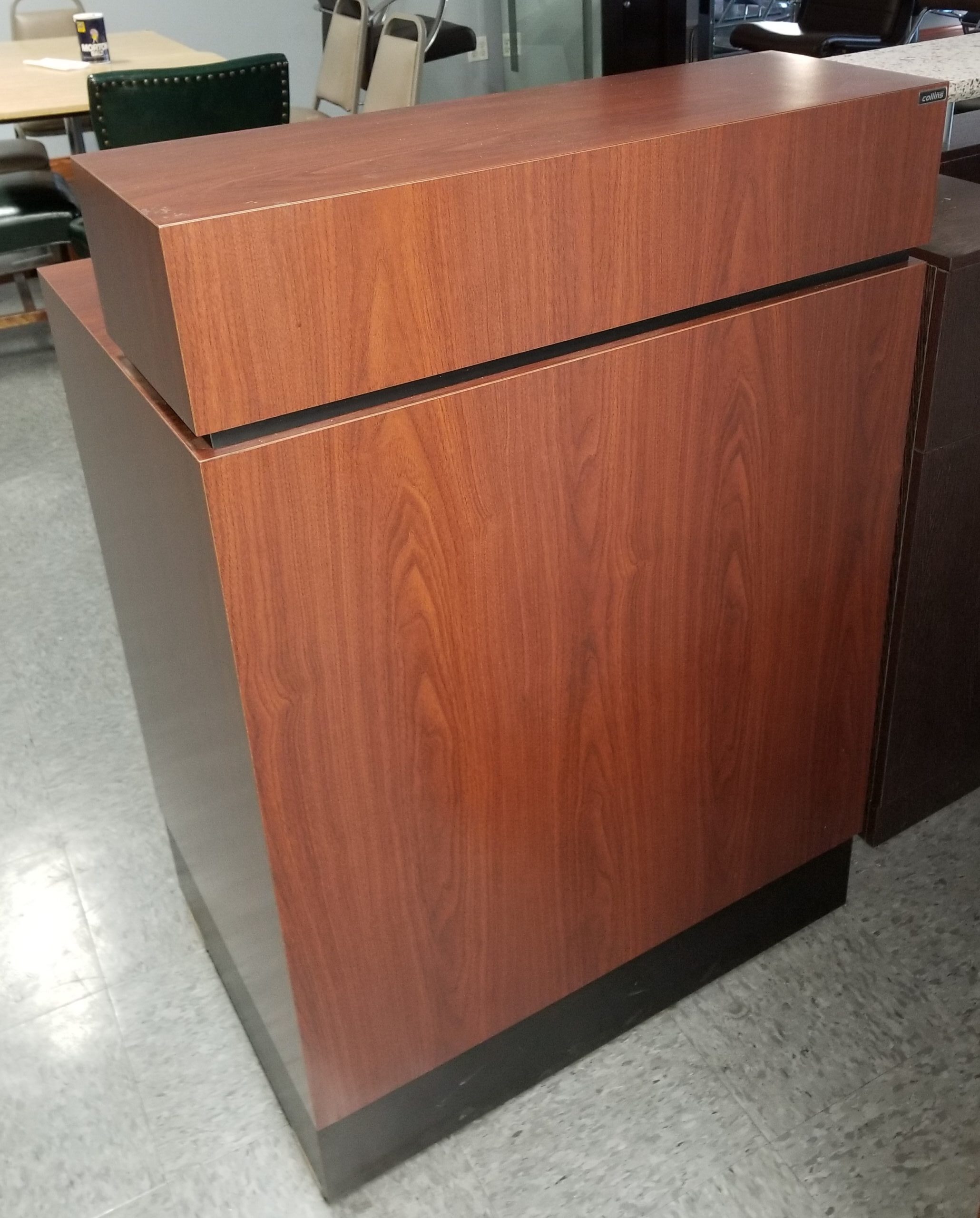 Showroom Model Concierge Desk Shaker Cherry USA Made - Image 2