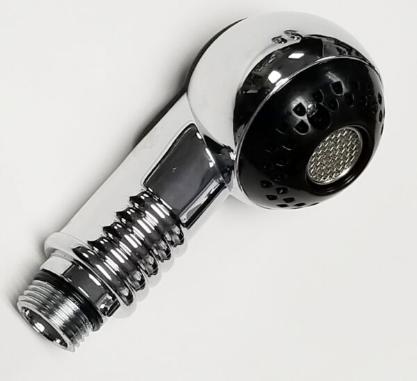 4.5 Inch Sprayer Head Dual Sprayer Chrome For Salon Shampoo Hoses