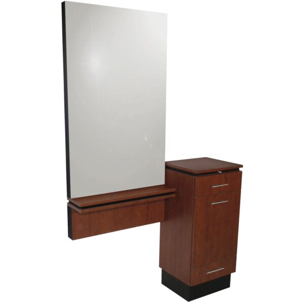 4405-48 Inch Wide Styling Station With Ledge and Mirror