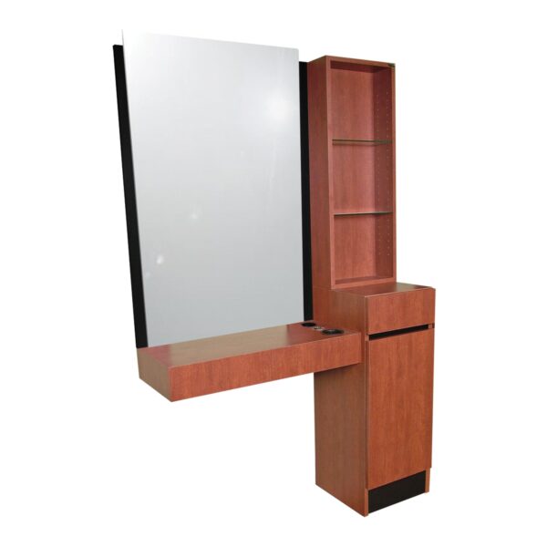 466-48 Inch Wide Retail Salon Styling Station With Mirror