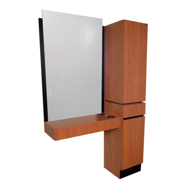 467-48 Inch Wide Tower Salon Station With Storage