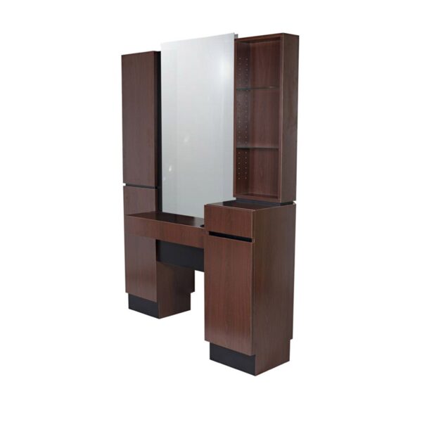 470-63 Free Standing Styling Island With Retail Shelves