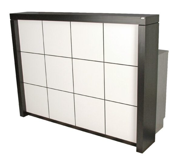 602-60-Inch-Wide Reception Desk With Decorative Panel