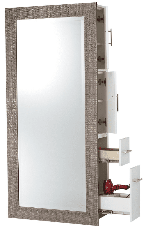 6619 Hair Salon Mirror Storage Plus Tool Panel - Image 4