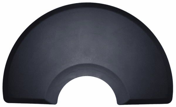3X5 Comfort Craft Half Circle Anti Fatigue Salon Mat