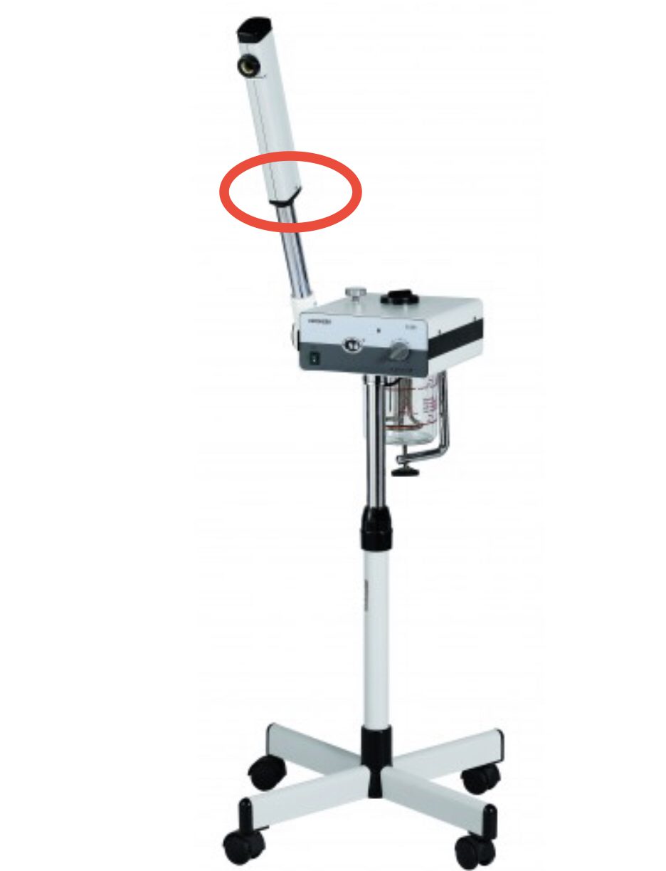 Top and Lower Arm Cap 201 Facial Steamer - Image 2