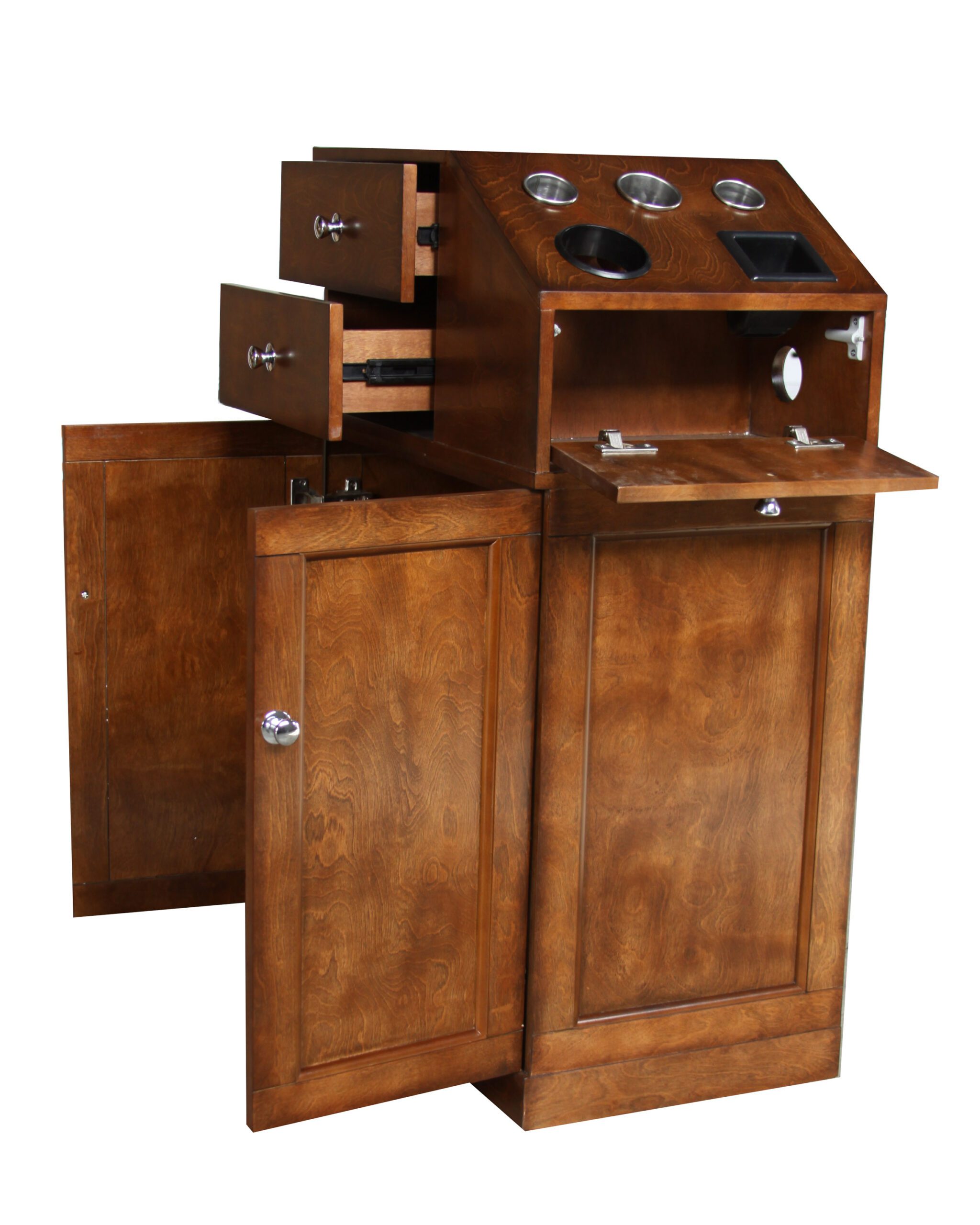 5003 Real Wood Rolling Styling Station - Image 4