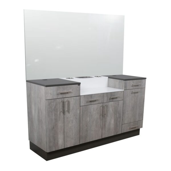 68B Dry Barber Station With Lots of Storage