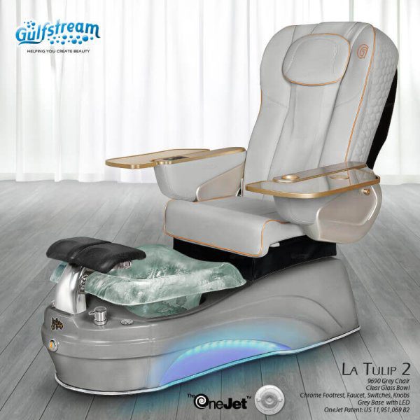 La Tulip 2 Pipeless Glass Bowl Pedicure Spa