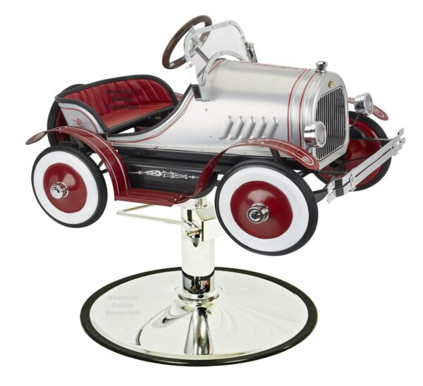 Metal Old Fashioned Silver Roadster Styling Chair