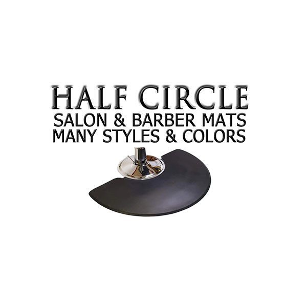 Half Circle Anti Fatigue Salon Mats