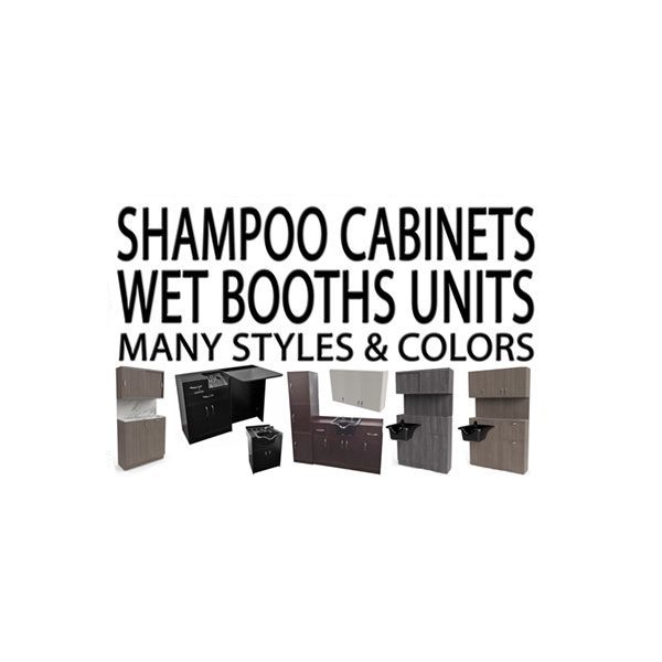 Shampoo Bowl Cabinets & Wet Booths