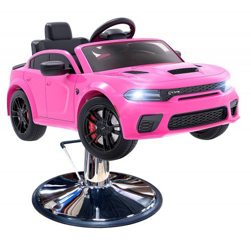 Pink Dodge Charger Kids Styling Chair Car