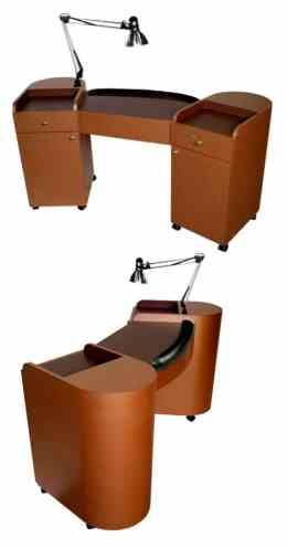 Custom 51104-1 Professional 66" Wide Manicure Table