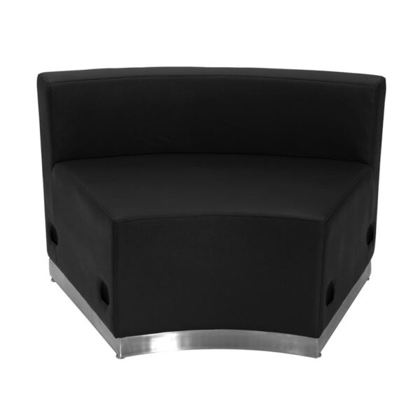 803 In Seat Piece Reception Single Sofa Black