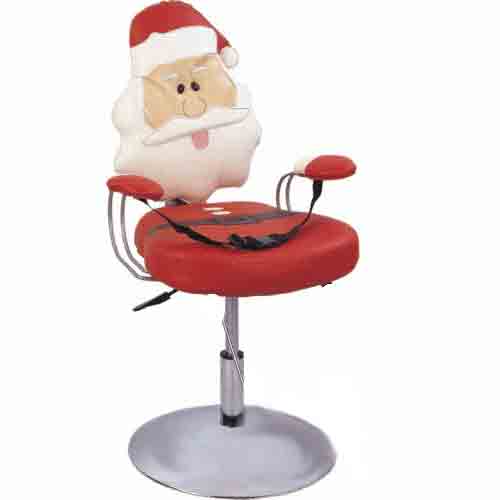 Santa Claus Chair For Cutting Hair or Rolling Around