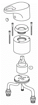 522-A Inside Cartridge For Belvedere Faucet 522A-14 - Image 2