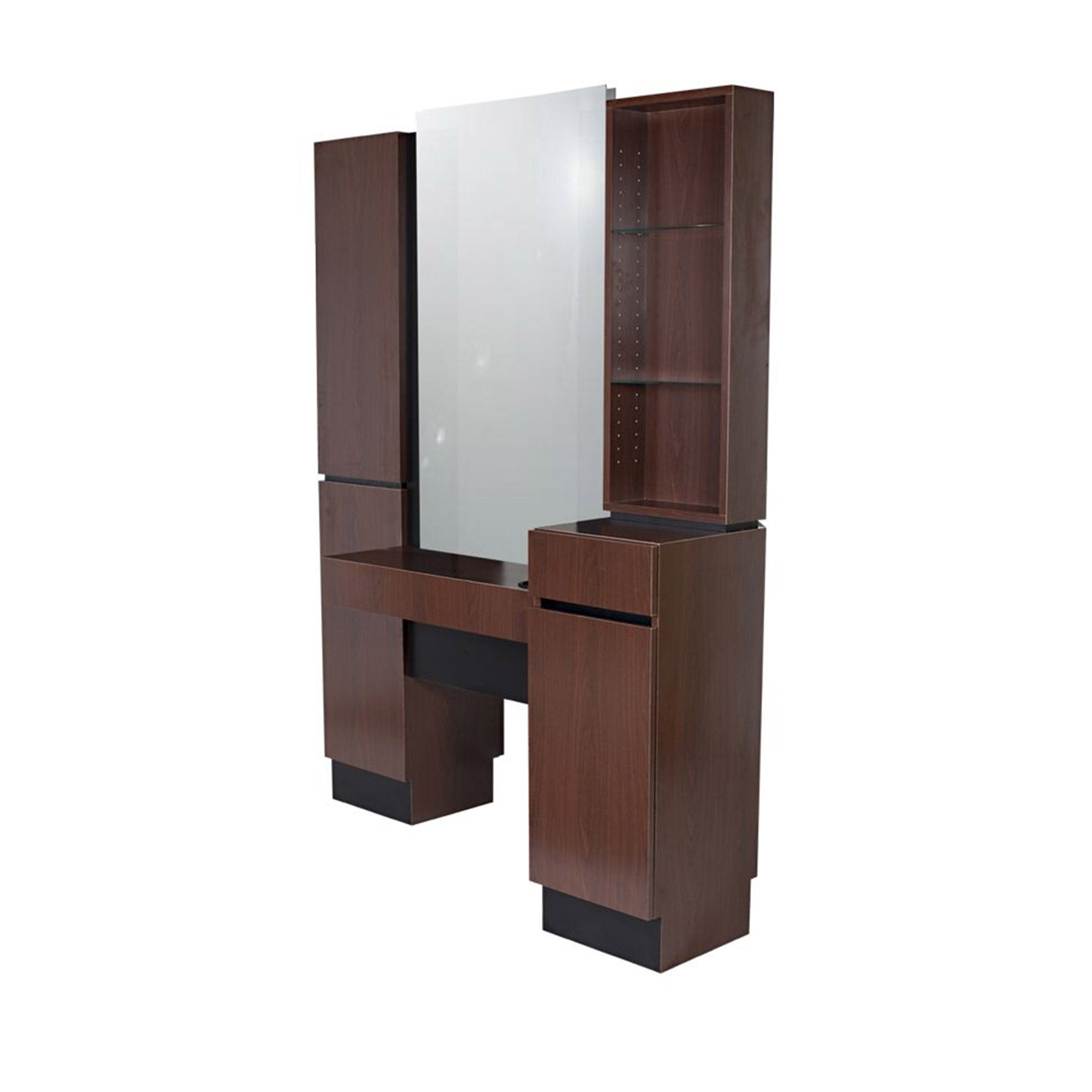 470-63 Free Standing Styling Island With Retail Shelves