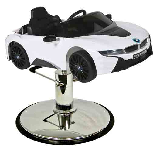 White BMW I8 Kids Styling Chair Car Your Choice of Base