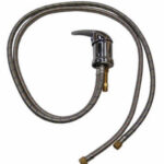 601 UPC Coded 3/8" Hot Cold Faucet 1/4" Black Rubber Sprayer Asse1001 +$50.00