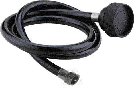 T706 3/8" End Traditional Sprayer Hose with Sprayer Head For Shampoo Bowl