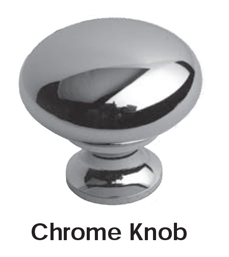 Chrome Knob Pull $0.00