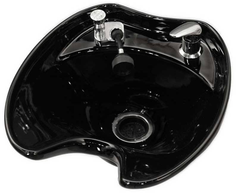 CB86 BLACK Deep Porcelain Bowl With Hardware Included $0.00